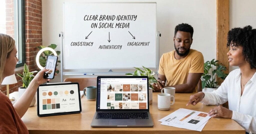Clear Brand Identity on Social Media